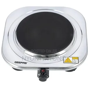 Geepas Stainless Steel Single Solid Hotplate