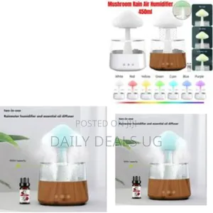 Mushroom Rain Air Humidifier and Essential Oil Diffuser