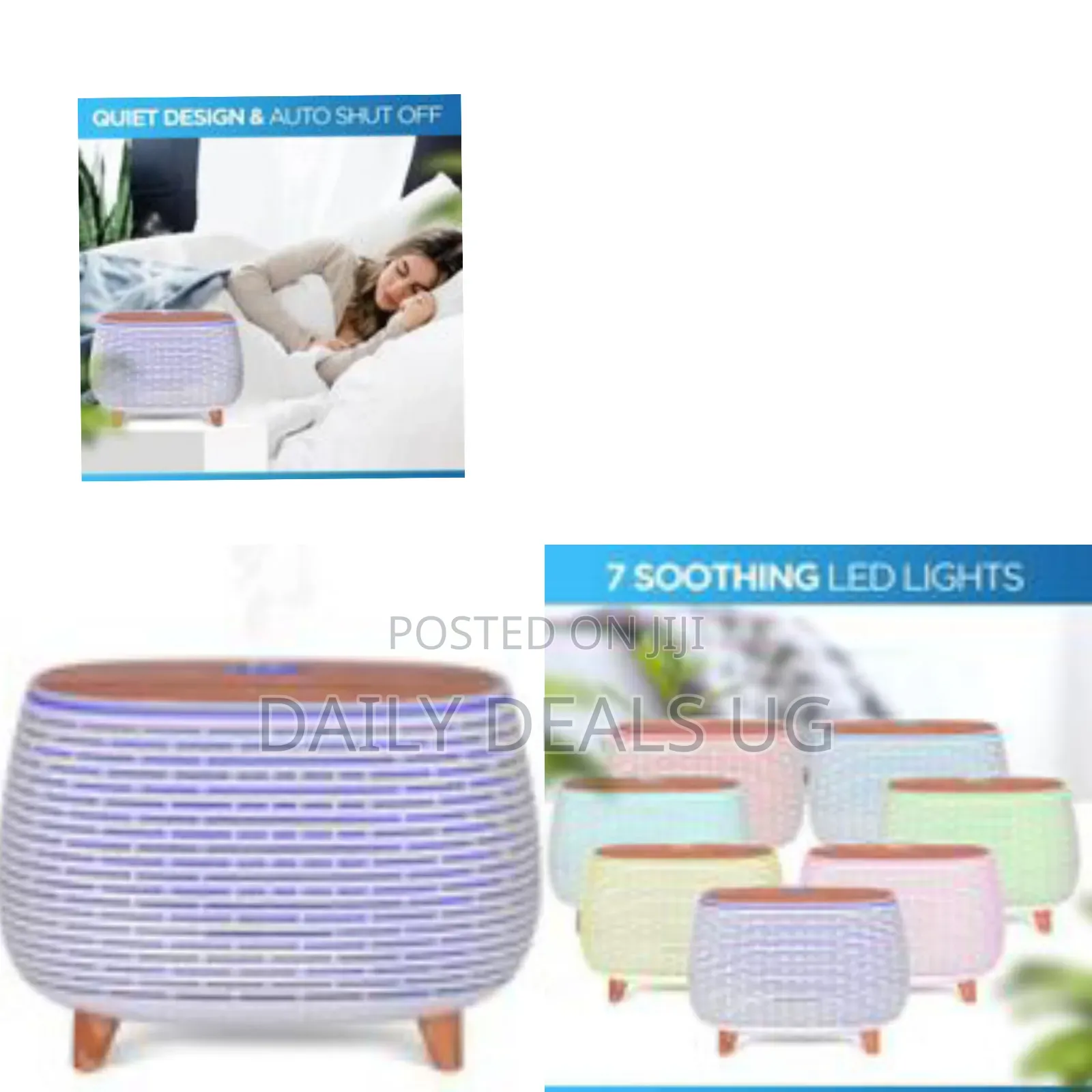 An Ultrasonic Aromatherapy Essential Oil Diffuser and Humidifier