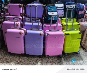 Pure Plastic Suitcases. 4pcs in 1 Sets