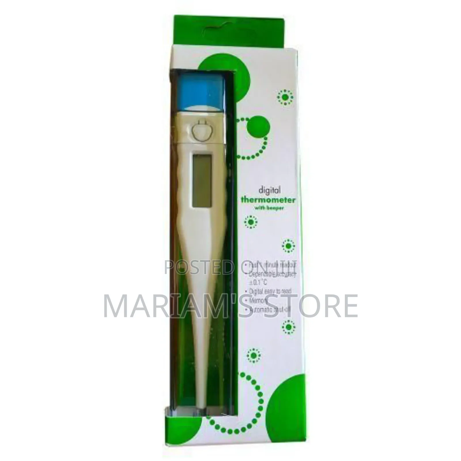 Digital Thermometer With Beeper