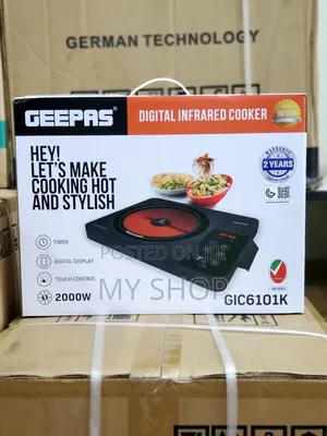 Digital Infrared Cooker Geepas - Touch Control