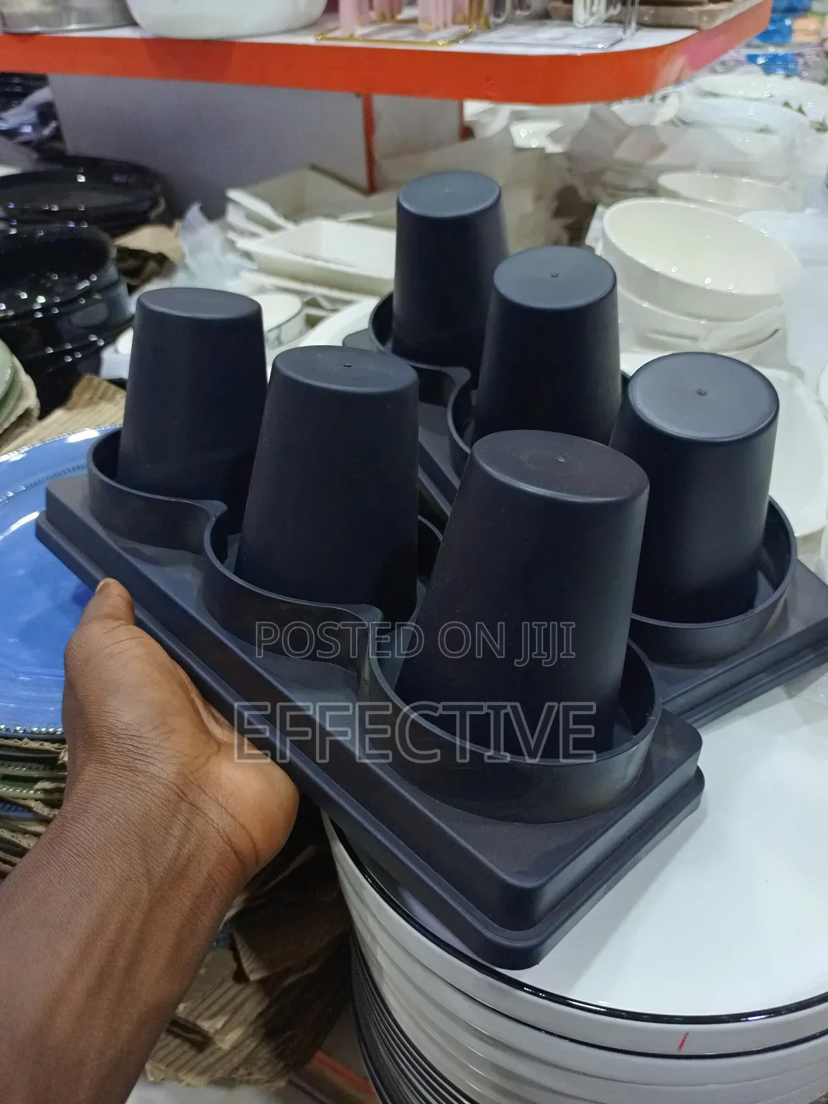 Plastic Cup Holders or Organizers.