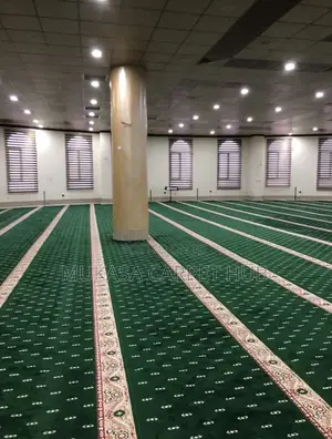Premium Mosque Carpet-Soft Prayer Carpet Installation in Kampala
