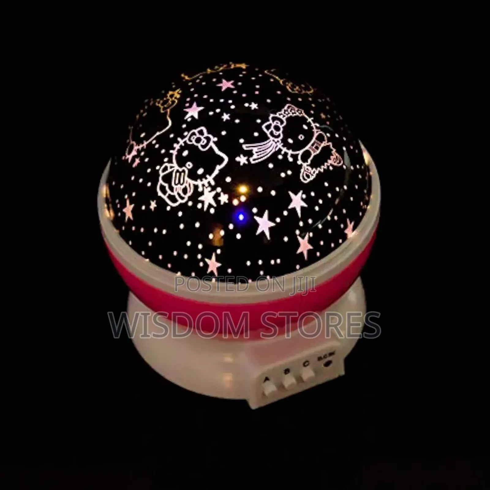 Led Night Light Moon And Star Rotating Sky Cover Projector