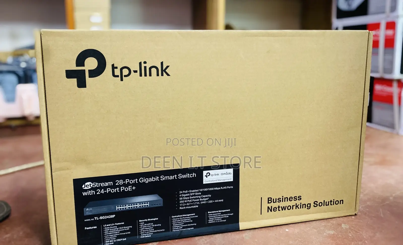 Tp-Link Jetstream 28-Port Gigabit Smart Switch With 24-Port Poe+