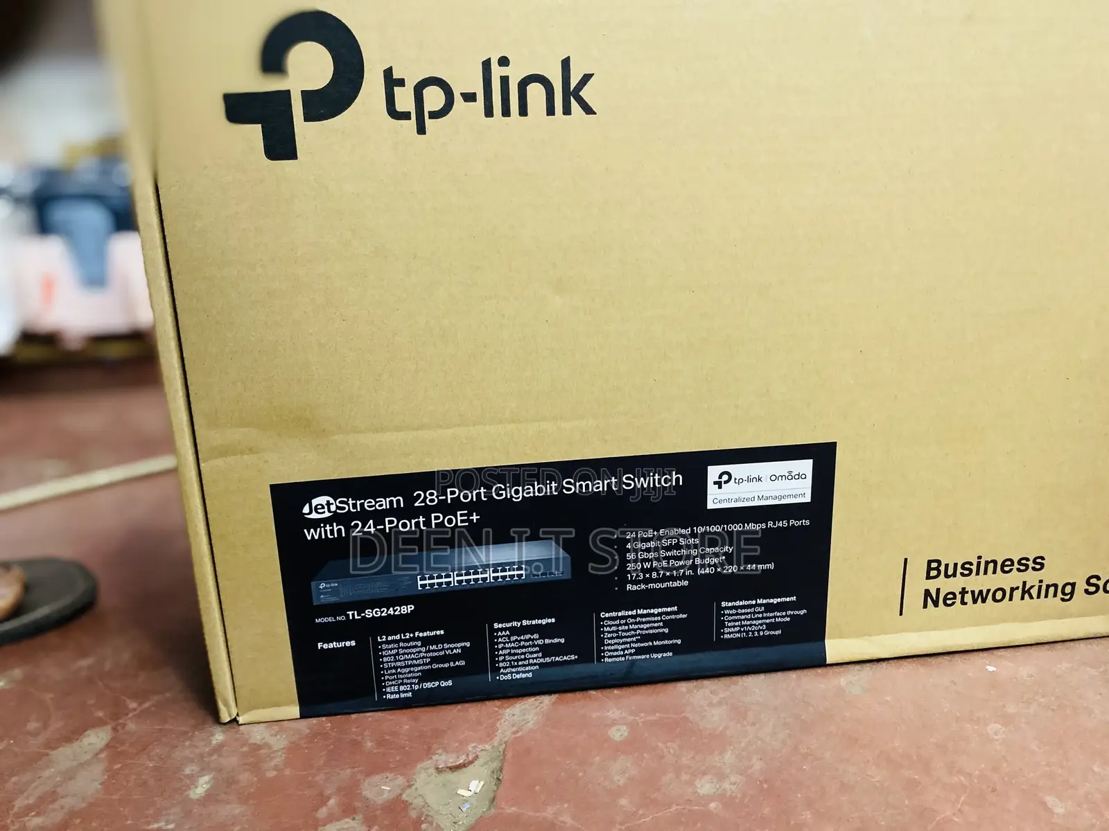 Tp-Link Jetstream 28-Port Gigabit Smart Switch With 24-Port Poe+