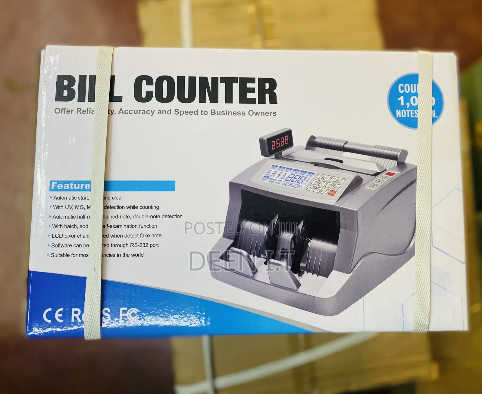 Automatic Currency Cash Counting Machine -Al-6000