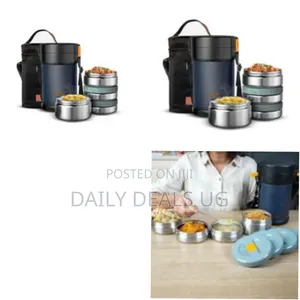 Xl Stainless Steel Vacuum Insulated Lunch Box 2.3l