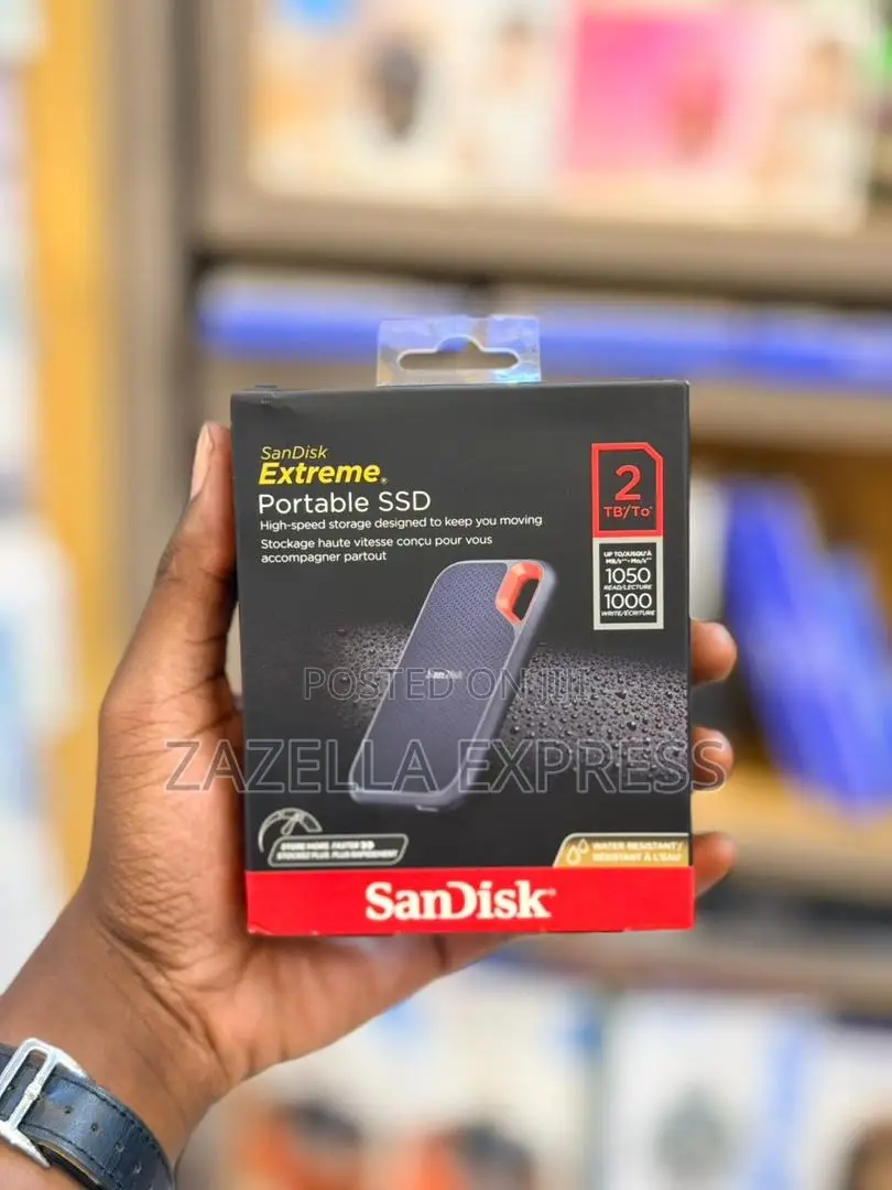 Sandisk 2tb Extreme Portable SSD Upto 1050mb/S