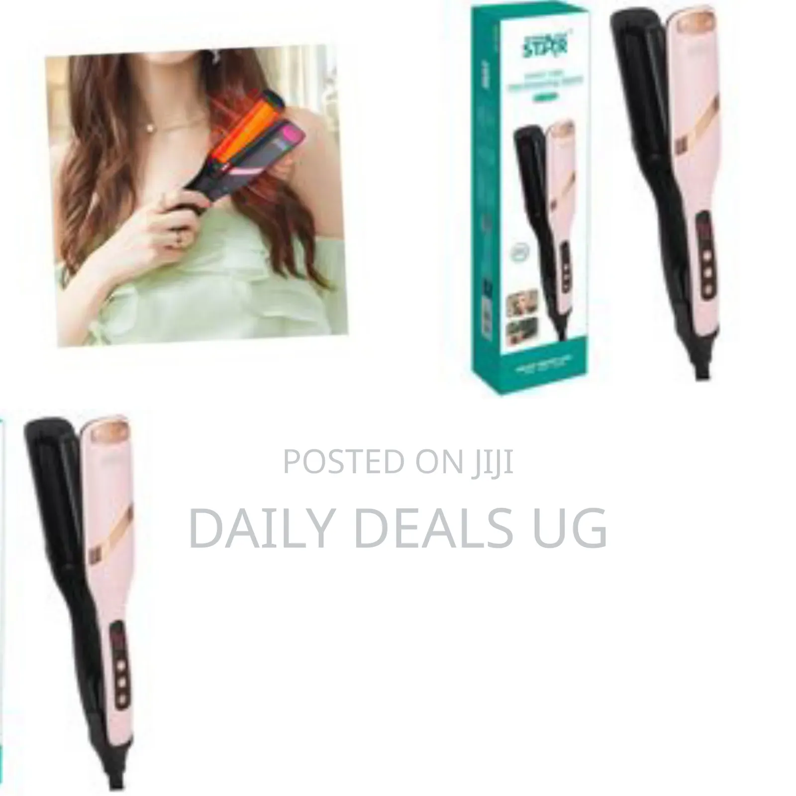Splint 2-in-1 Hair Styling Tool for Both Straightening and Curling