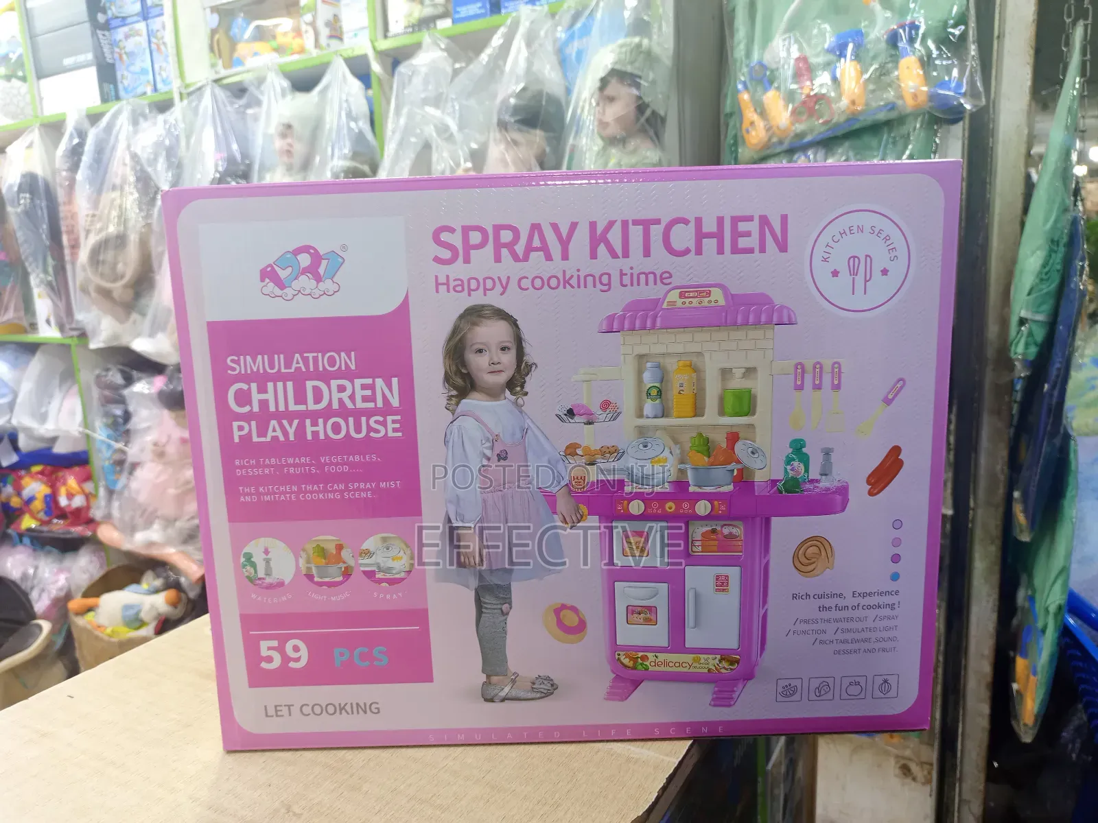Spray Kitchen Simulation Children Play House Set.