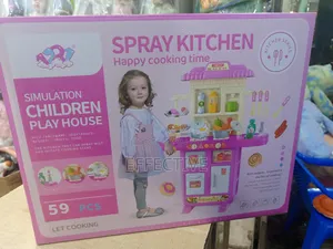 Spray Kitchen Simulation Children Play House Set.