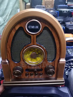 Cmik Brand Vintage-Style Portable Radio.