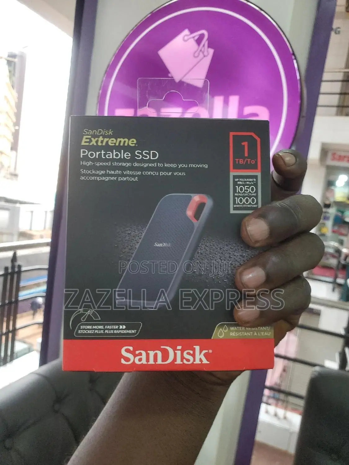 Sandisk 1tb Extreme Portable SSD Upto 1050mb/S