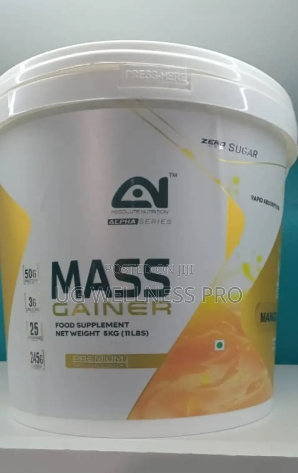 Absolute Nutrition Mass Gainer 5kg Mango