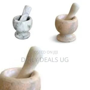 Creative Handcrafted Mortar and Pestle Natural Marble Spice Grinder