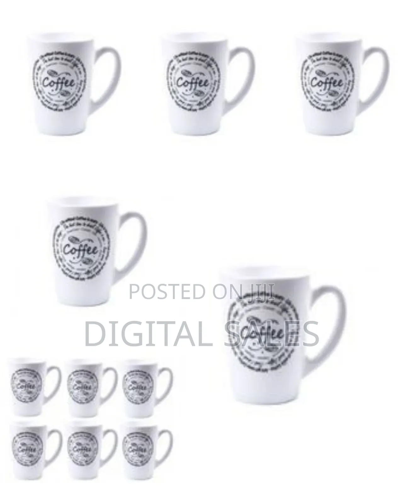 Luminarc 6 Pieces of Luminarc Tea/Coffee Mug/Cups