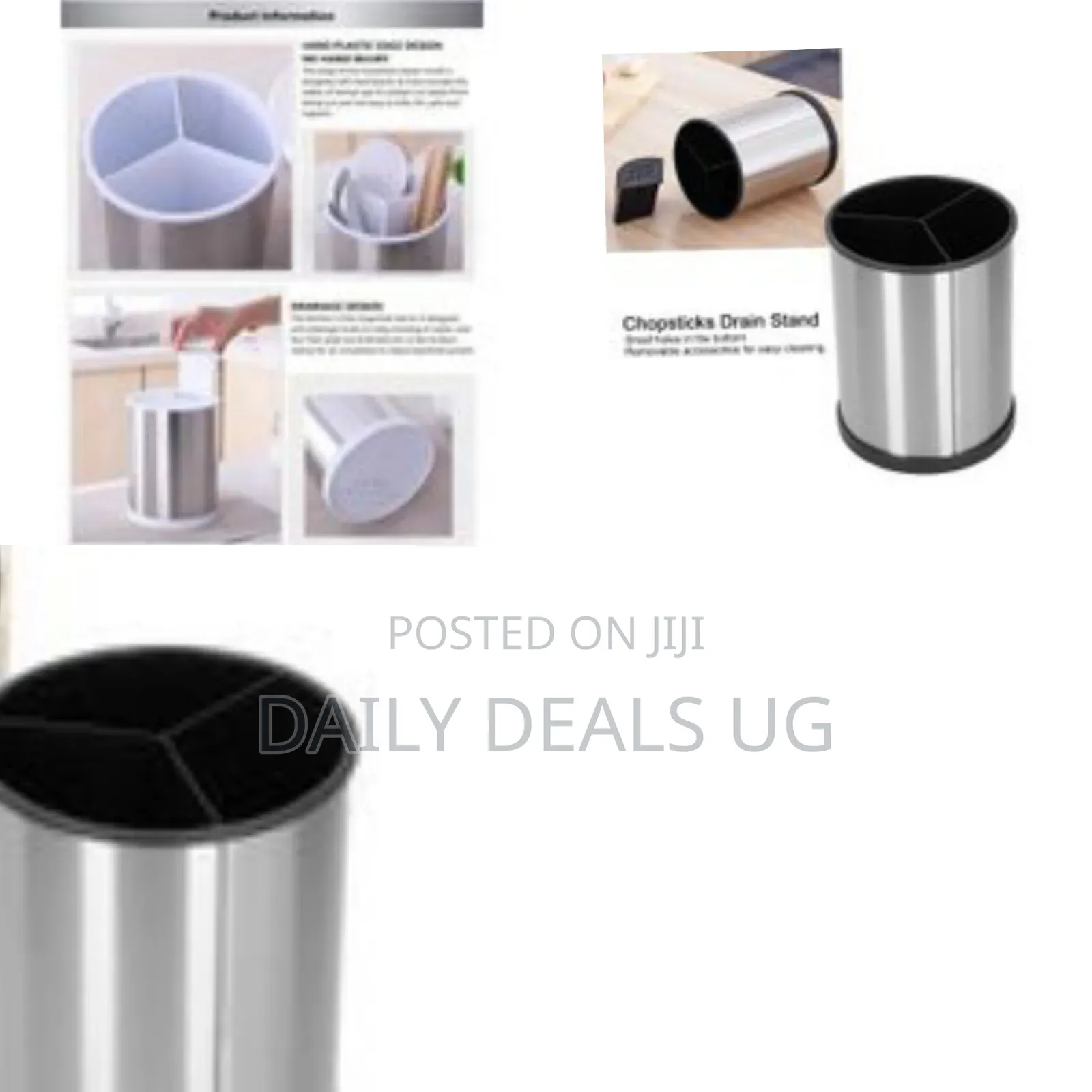 Rotating Utensils Holder for Organizer Chopsticks,Spoons, And,Cutlery