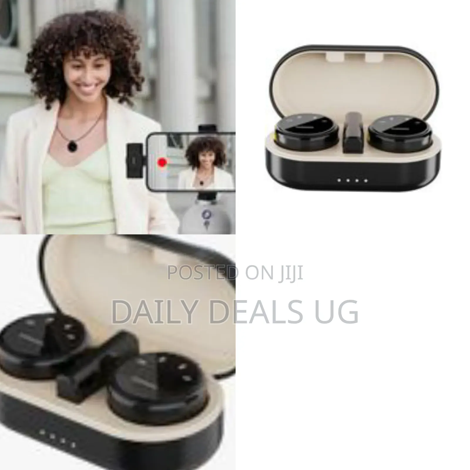 Porodo Wireless Lavalier Microphone Set