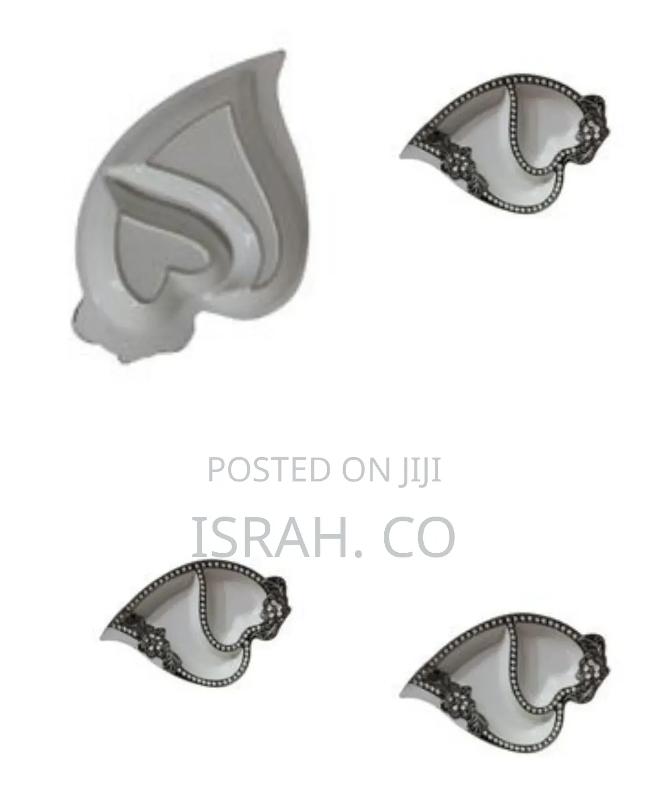 Love Shaped Design Plate