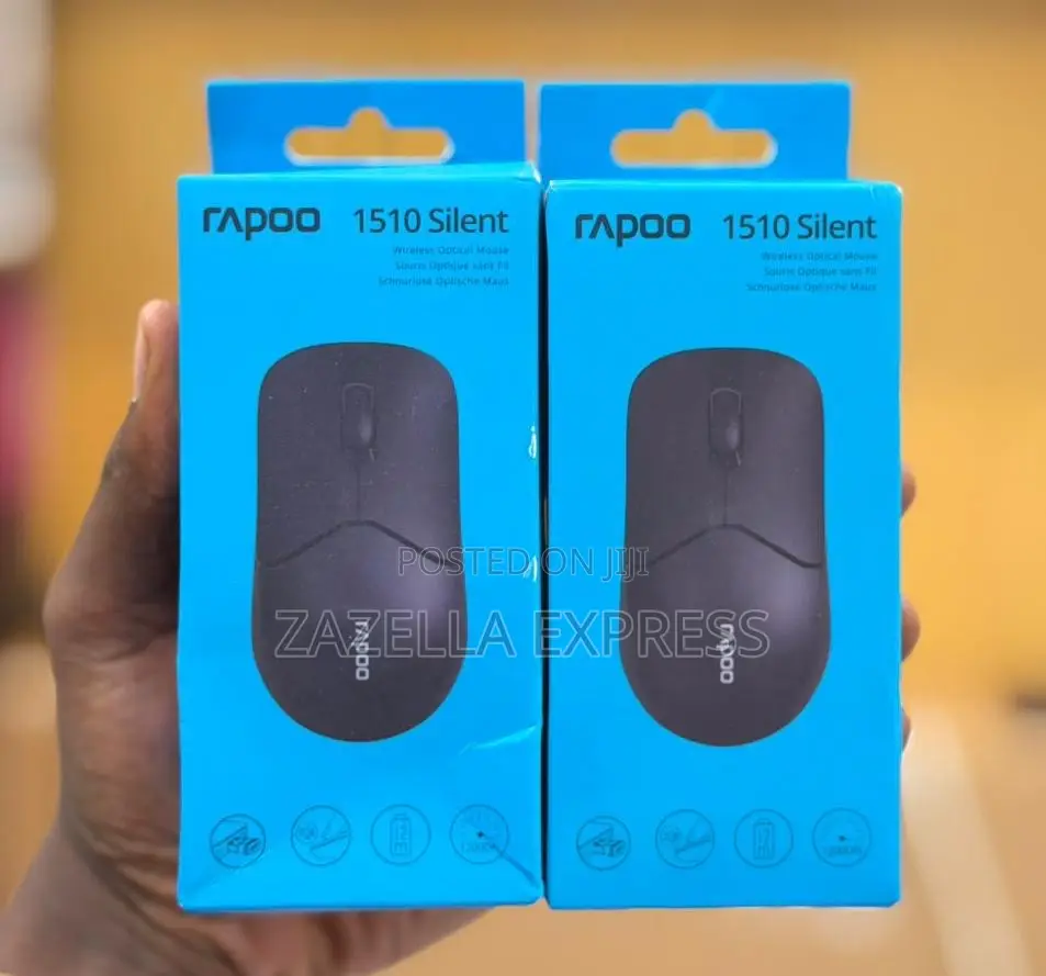 Rapoo 1620 Wireless 2.4ghz Optical Mouse for Laptop, 10 Metre at 