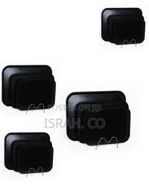 3 Piece Non Slide Rubber Serving Trays