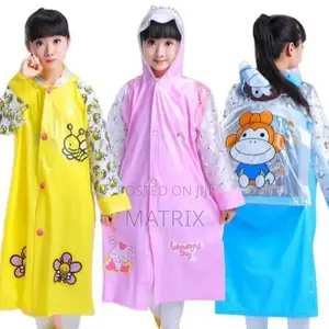 Girls Boys Kids Rain Coat