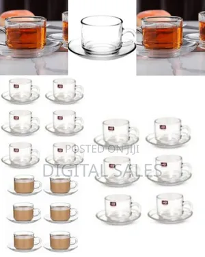 6 Pieces of Cups and 6 Saucers