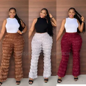Comfortable Feathered Pants