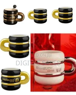 1 Piece Coffee Mug Retro Style Ceramic Breakfast Tea Cup.