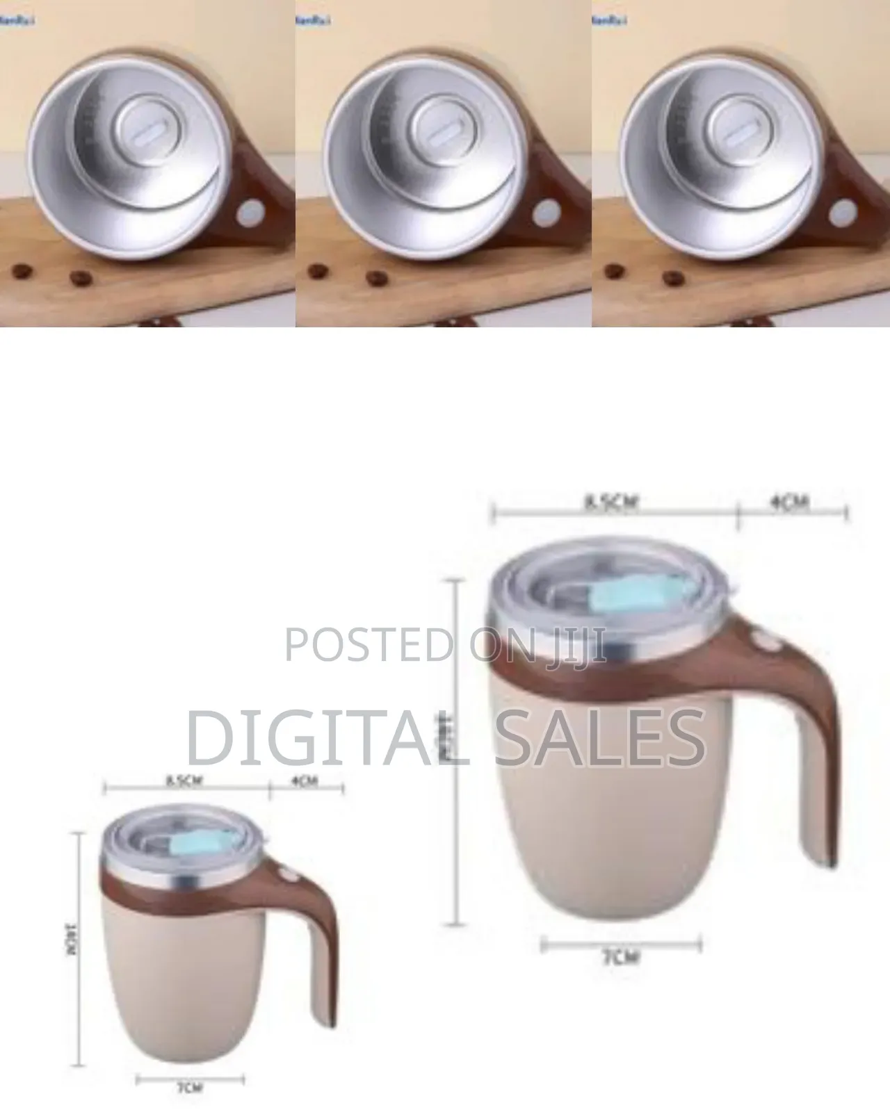 Multifunctional Automatic Magnetic Self-Stirring Cup Travel Mug