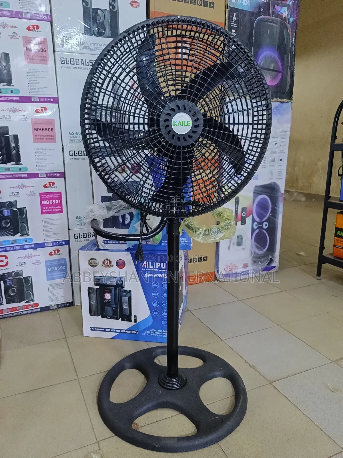 Kaile 16-Inch Oscillating Stand Fan.