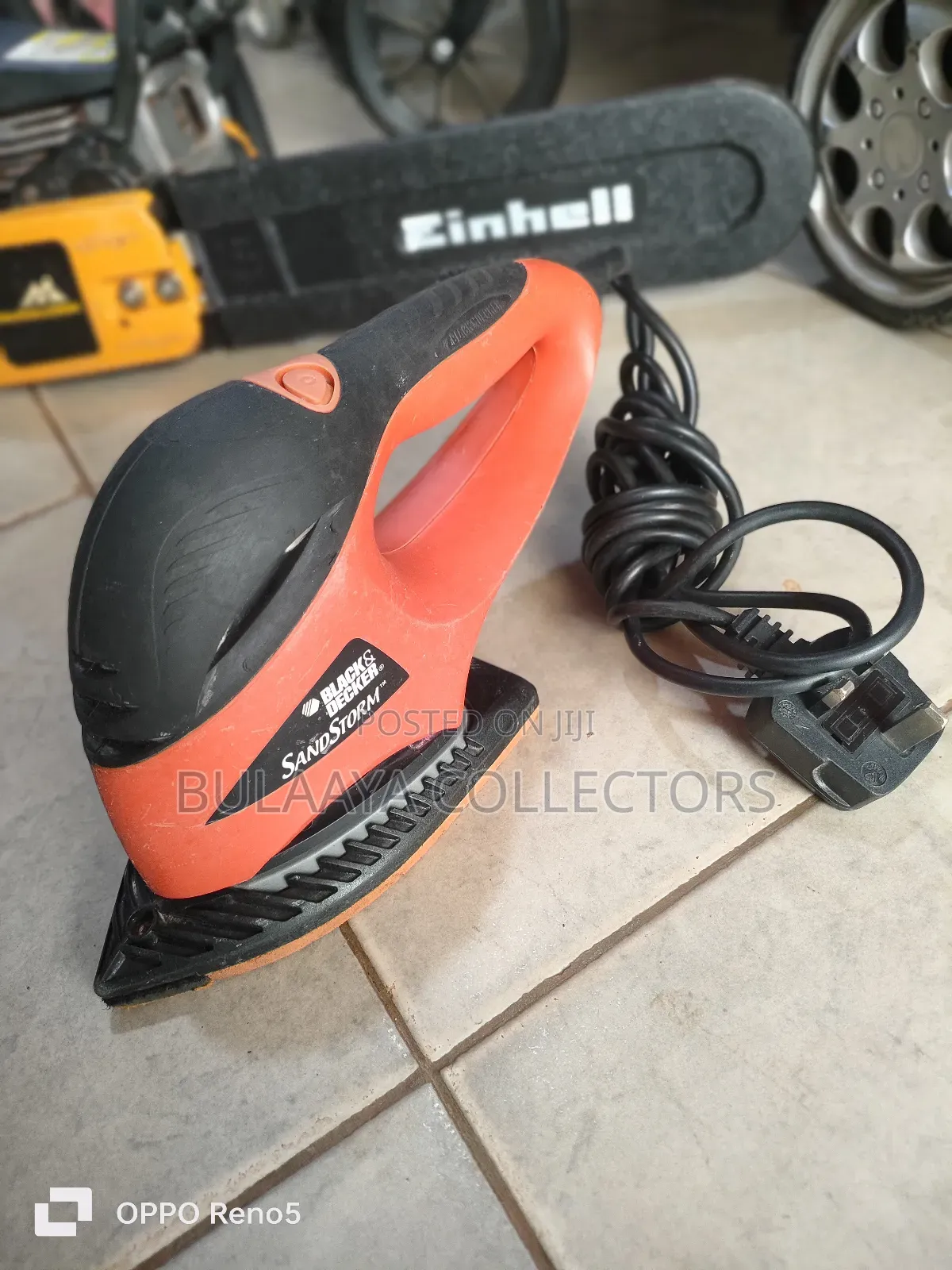 Uk Used Black Decker Sandstorm Detail Sander, Model Ka260gtk.