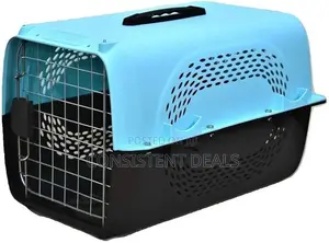 Big Size 
Pet Travel Carrier Dog Cat Rabbit Basket Plastic Handle