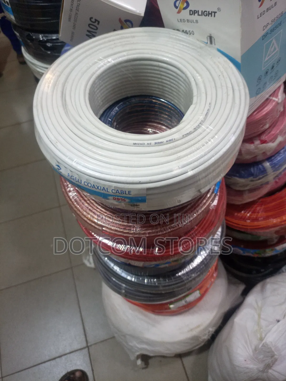 100m Electrical Wiring and Coaxial Cable