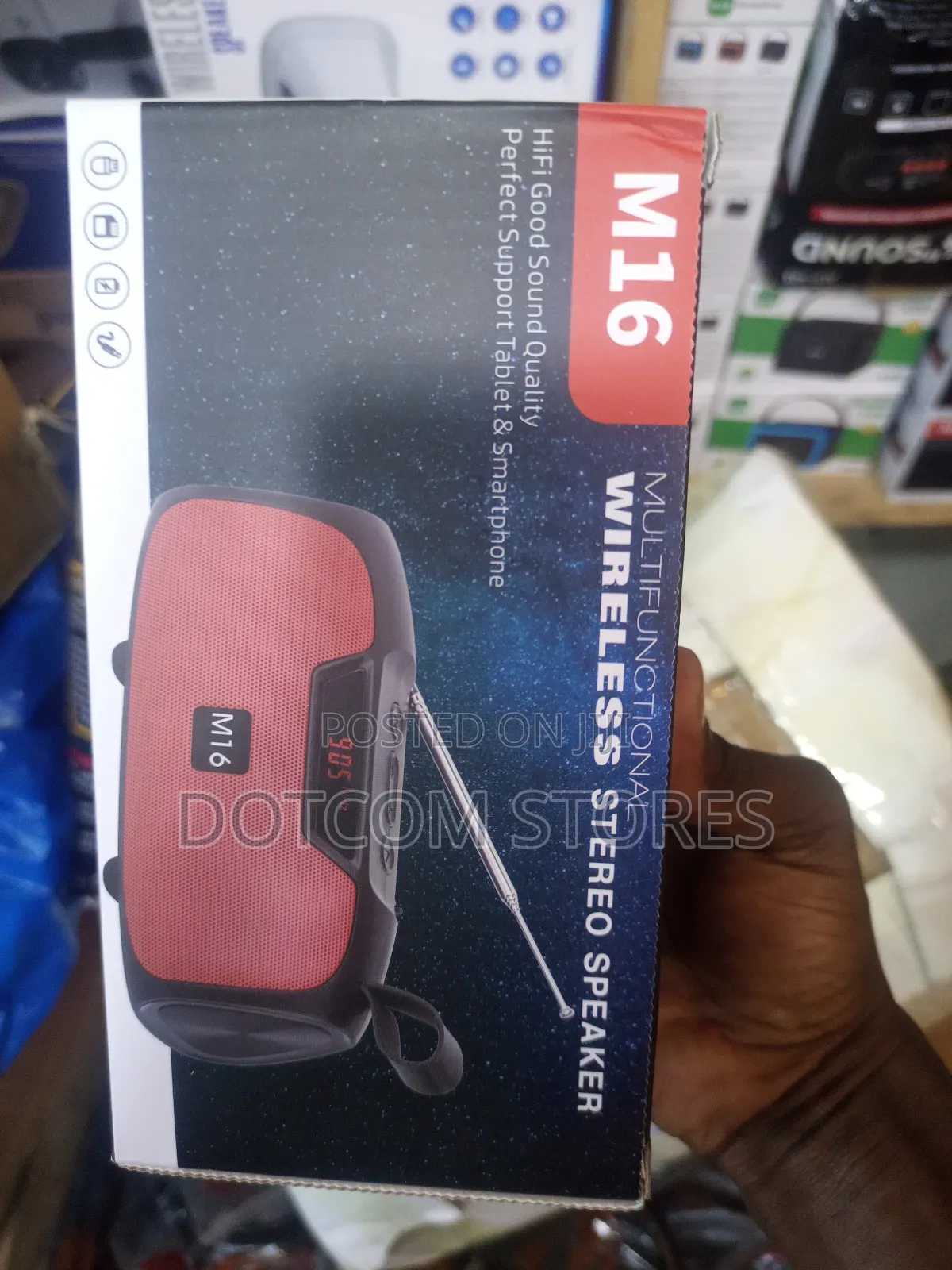 Portable M16 Wireless Stereo Speaker.