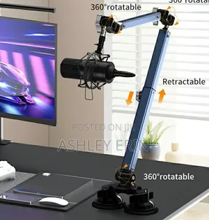 Lanparte Heavy-duty, Adjustable Microphone Boom Arm Stand
