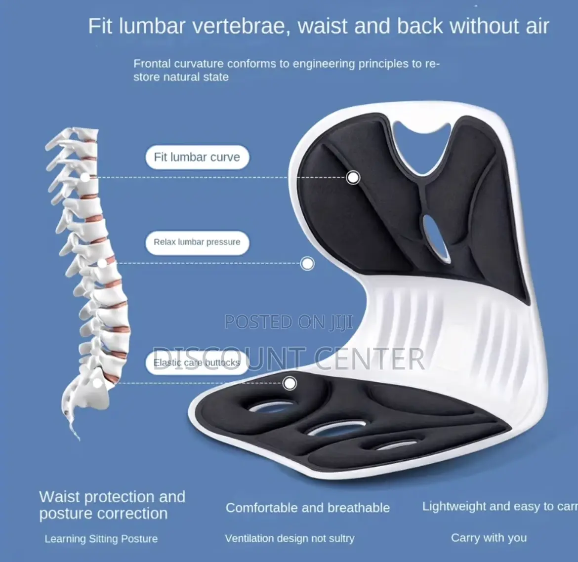 Lumbar Back Posture Corrector Seat