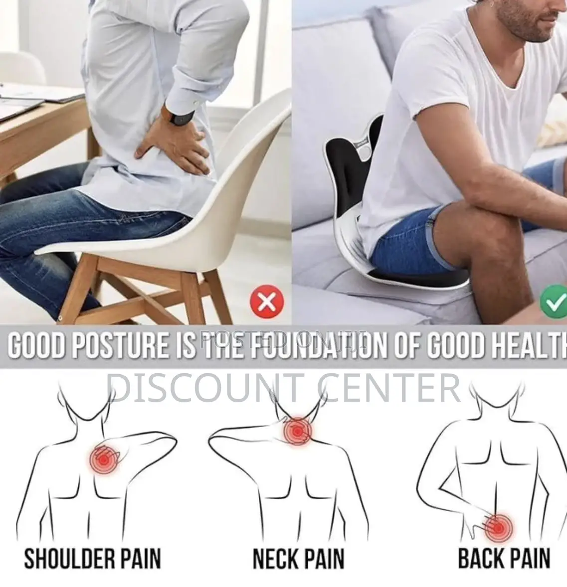 Lumbar Back Posture Corrector Seat