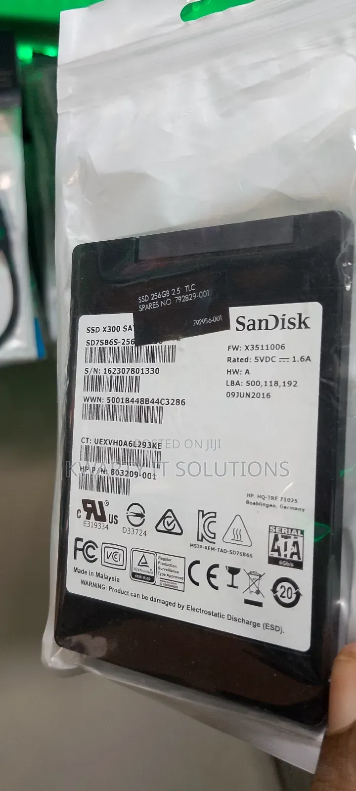 256gb SSD Sata