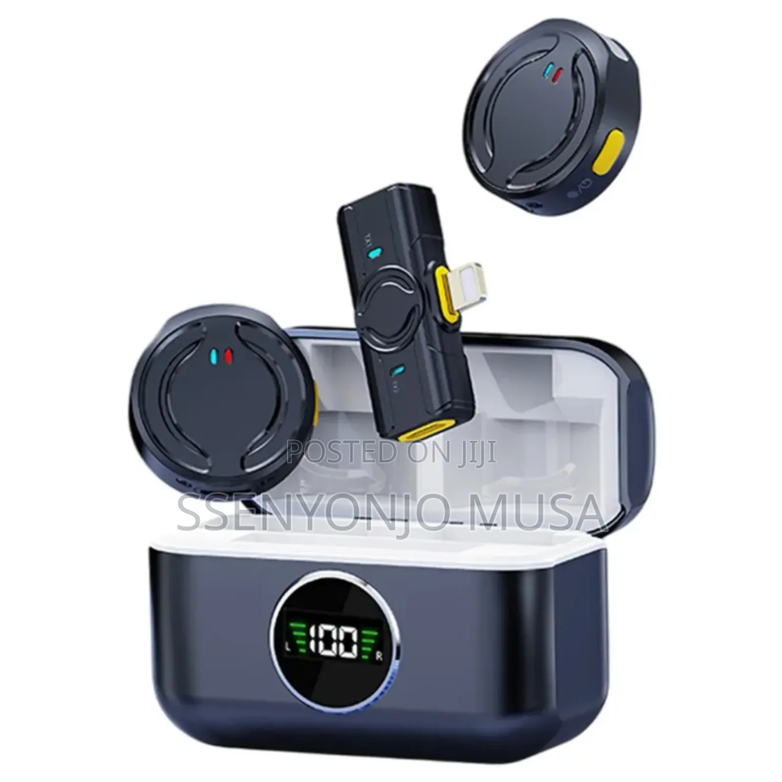 Q81 Mini Wireless Lavalier Microphone Dual Mic Set With Charging Case