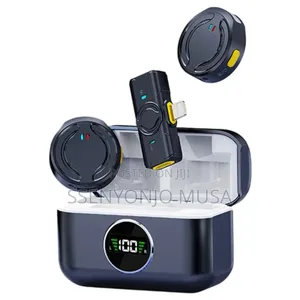 Q81 Mini Wireless Lavalier Microphone Dual Mic Set With Charging Case