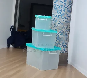 3pcs of Utility Plastic Storage Boxes Plastic Storage Boxes