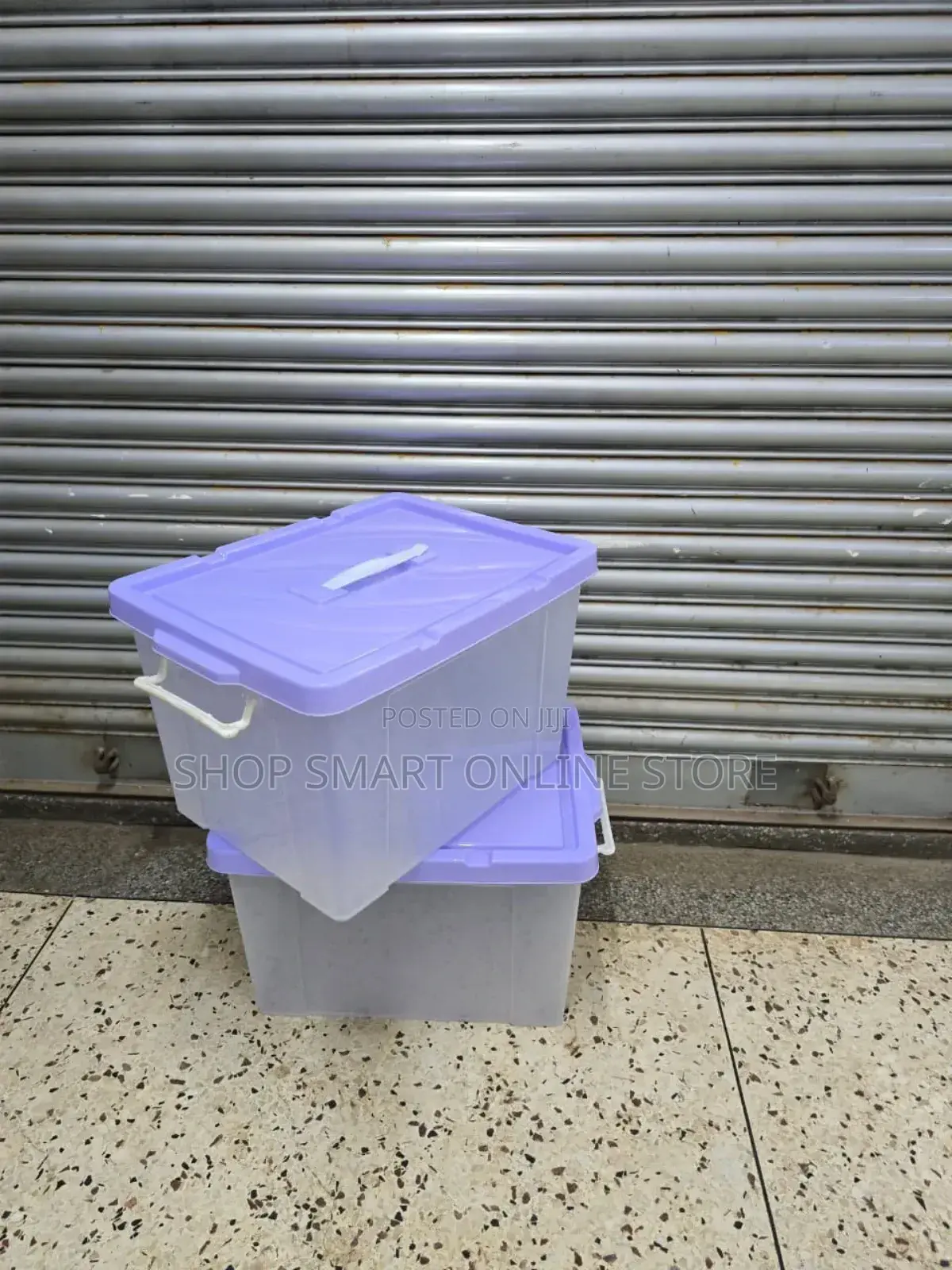 Purple Plastic Storage Boxes for Home Office, Kids Stuff, Schools