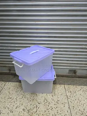 Purple Plastic Storage Boxes for Home Office, Kids Stuff, Schools