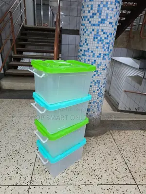 4pcs Plastic Storage Boxes