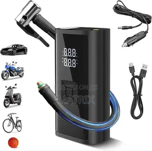 Portable, Cordless Air Compressor and Tyre Inflator