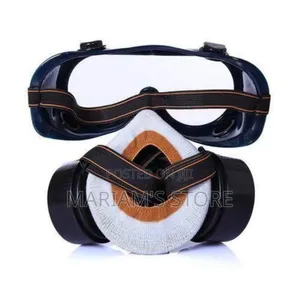 Anti Dust Spray Face Mask, Dust Face Goggles - Blue