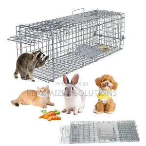 Heavy Duty Galvanized Steel Cage Animal Trap|